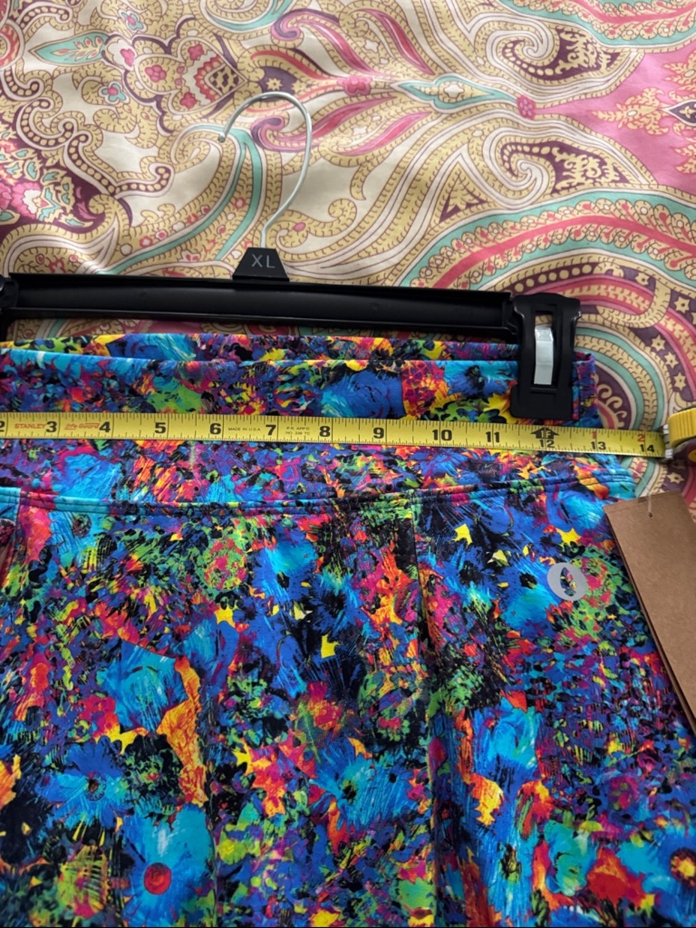 Vibrant Floral Dona Jo Activewear Skirt - Picture 5 of 5